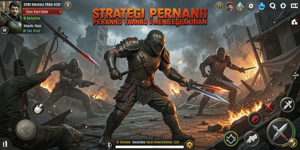 Tampilan gameplay SLG yang mendebarkan dan penuh strategi.