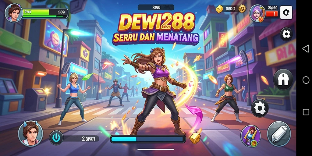 Tampilan gameplay DEWI288 yang seru dan menarik.