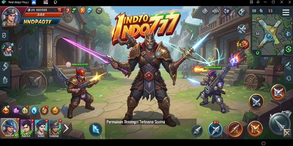 Tampilan gameplay INDO777 yang mendebarkan dan penuh strategi.