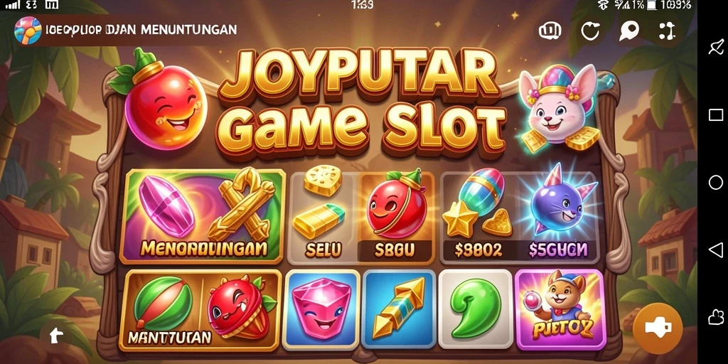 Tampilan menarik dari gameplay Slot JOYPUTAR yang seru.