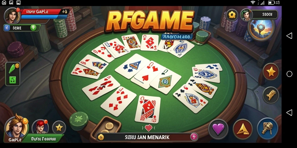 Tampilan gameplay Gaple yang seru dan interaktif di RPGAME.