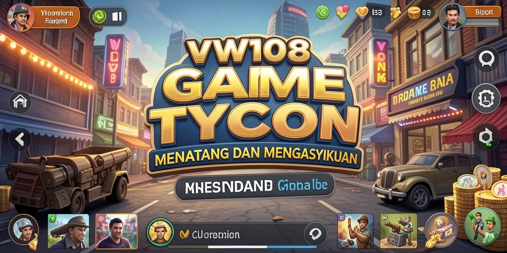 Tampilan seru gameplay VW108 dengan tantangan Tycoon.