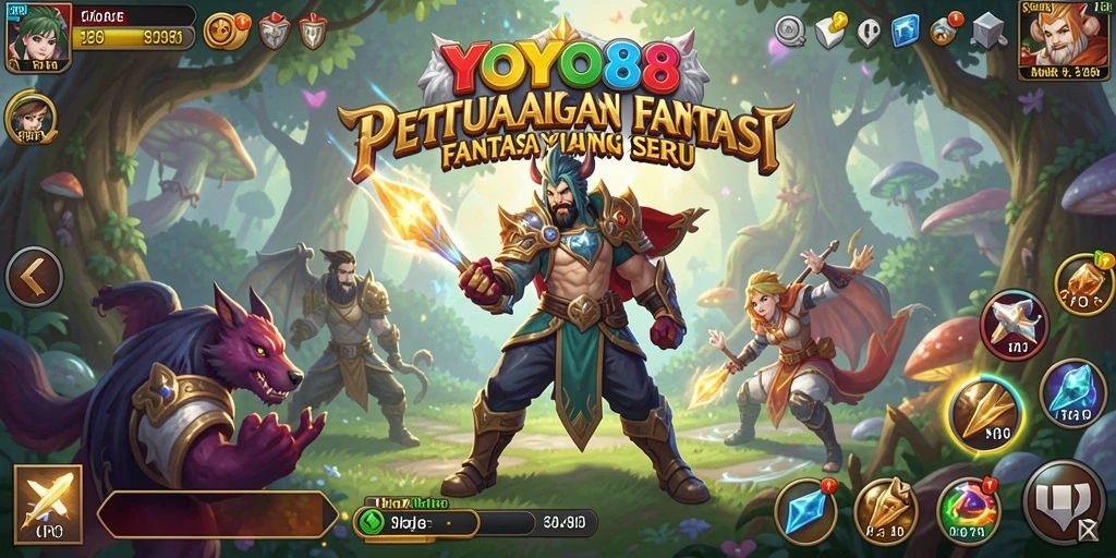 Tampilan aksi seru dalam gameplay YOYO88 yang menakjubkan.