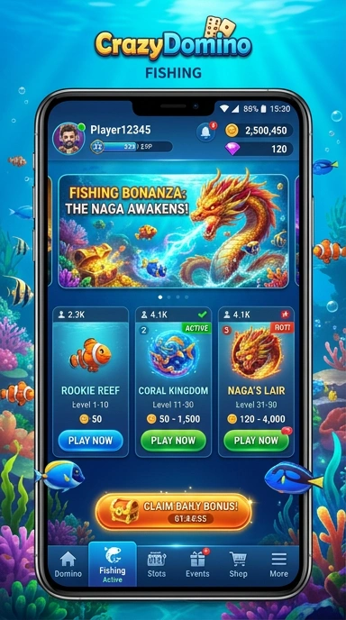 Pengalaman pengguna yang menyenangkan di aplikasi crazydomino.